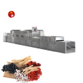 Full Automatic Condiment Flavor Seasoning Tunnel Microwave Drying Sterilization Machine